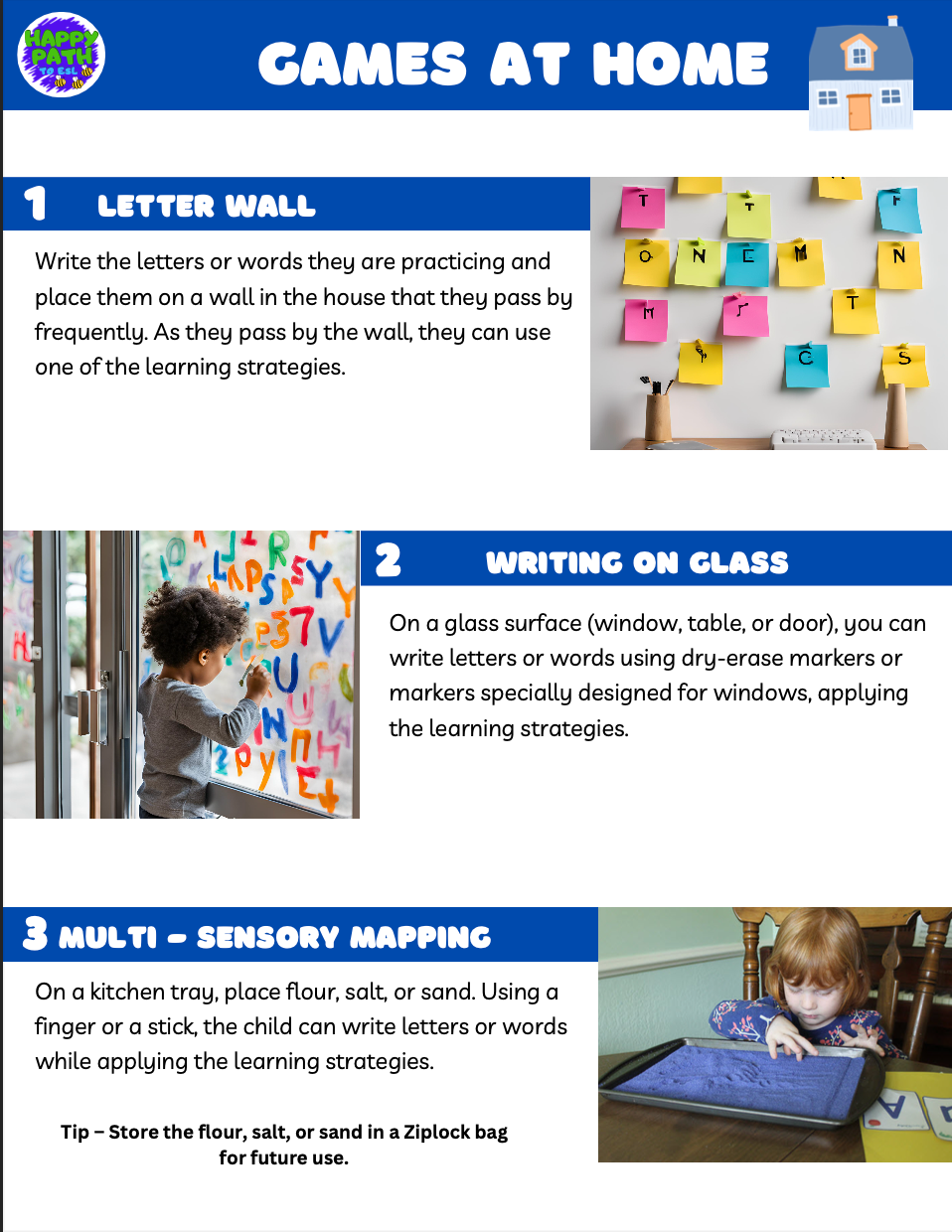 Game Ideas - The letters and their sounds