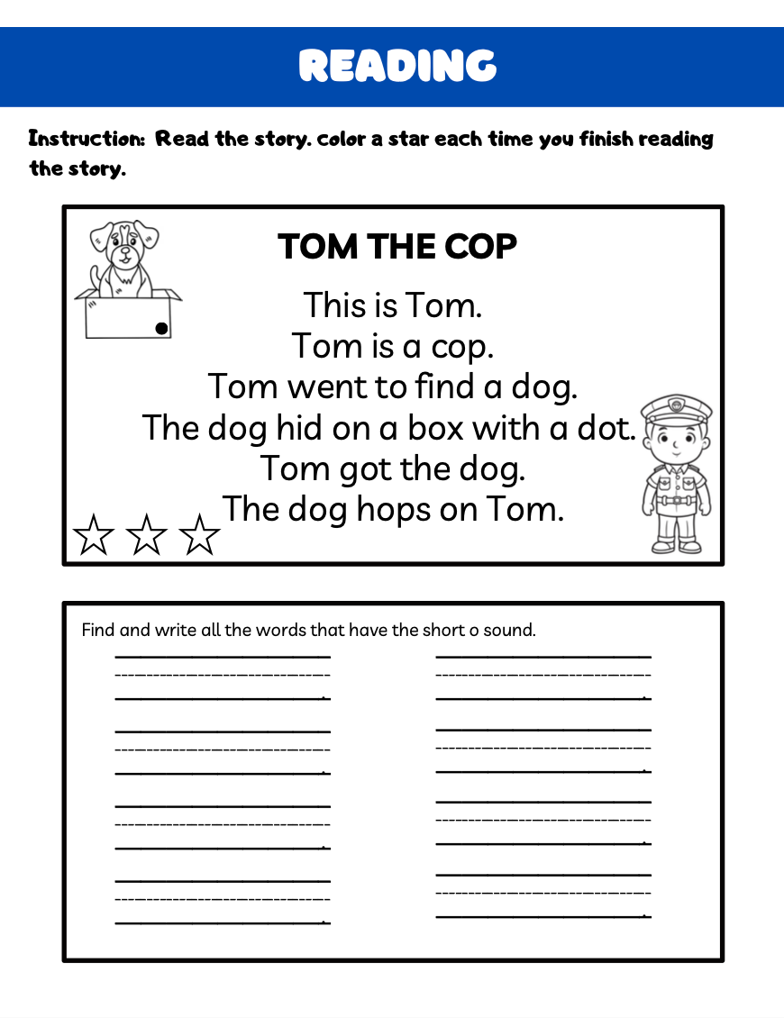 Early Reading and Writing Workbook