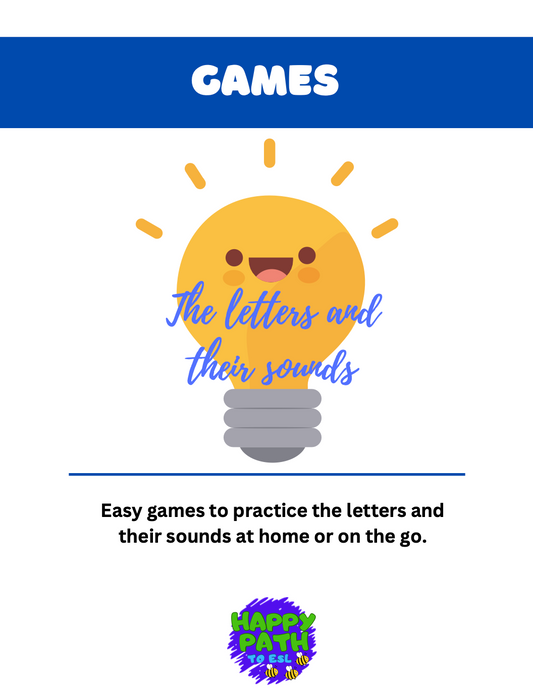 Game Ideas - The letters and their sounds